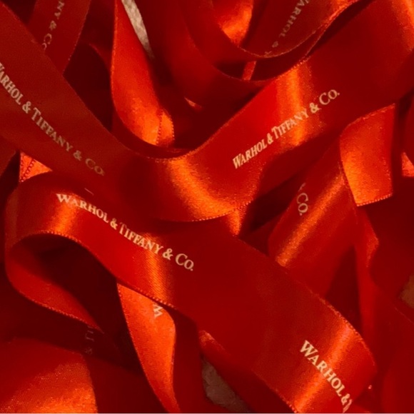 Tiffany & Co. x Andy Warhol 2 Gift Bag sz XL & M and HUGE Ribbon Roll BUNDLE - Picture 13 of 16